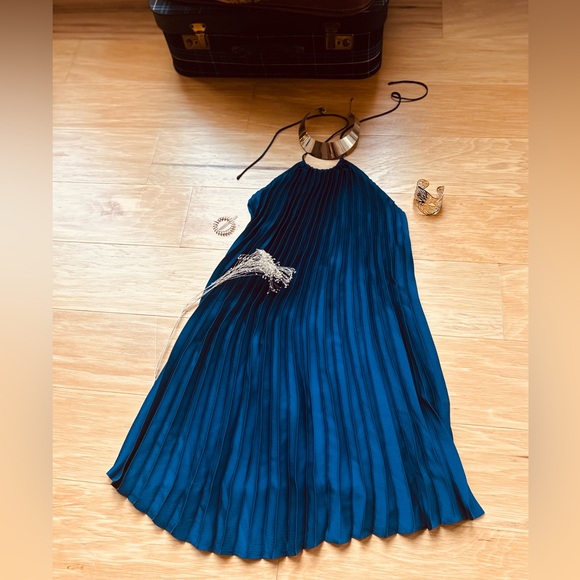 Sezane Matilda Midnight Blue Backless Dress - Picture 4 of 4